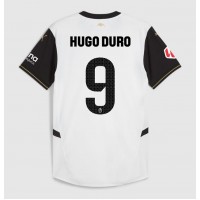 Valencia Hugo Duro #9 Hemmatröja 2024-25 Korta ärmar